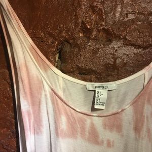 Light Tie Dye Muscle Tank Top